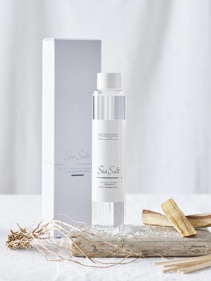 The White Company Sea Salt Diffuser Refill, 150ml - view 2, Clear