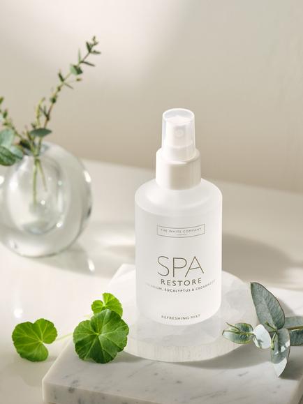 The White Company Spa Restore Refreshing Mist, 125ml - view 2, White
