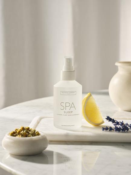 The White Company Spa Sleep Refreshing Mist, 125ml - view 2, White
