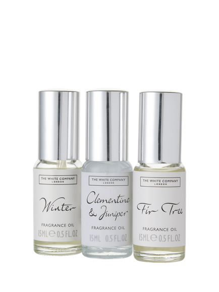 The White Company Seasonal Fragrance Oil Set, White