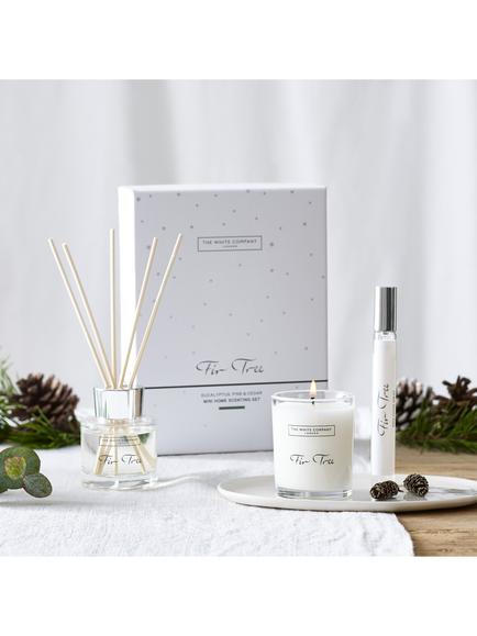 The White Company Fir Tree Mini Home Scenting Gift Set - view 2, White