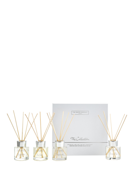 The White Company The Collection Mini Diffuser Gift Set, White