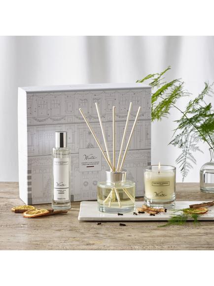 The White Company Winter Large Home Scenting Gift Set - view 2, White