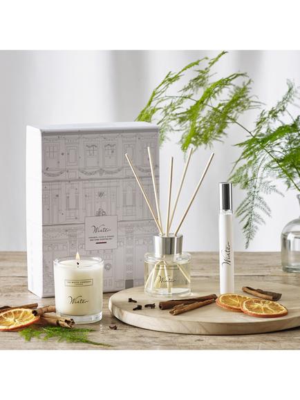 The White Company Winter Mini Home Scenting Gift Set - view 2, White
