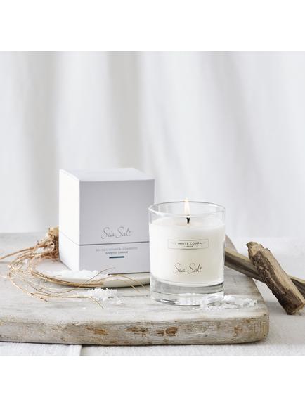 The White Company Sea Salt Candle, 140g - view 2, White