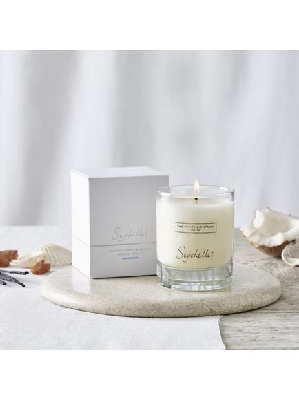 The White Company Seychelles Candle, 140g - view 2, White