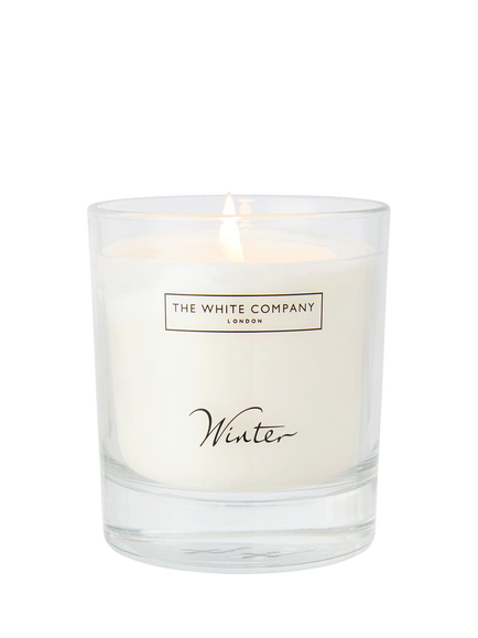 The White Company Winter Candle, 140g, White
