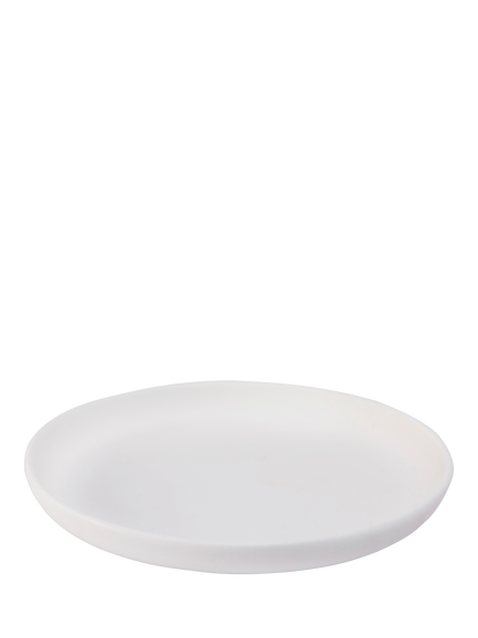 The White Company Ceramic Candle Holder, White, White