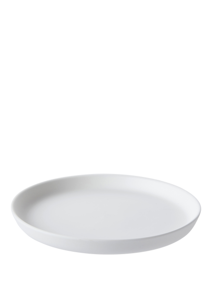 The White Company Large Botanical Candle Holder Plate, White, White