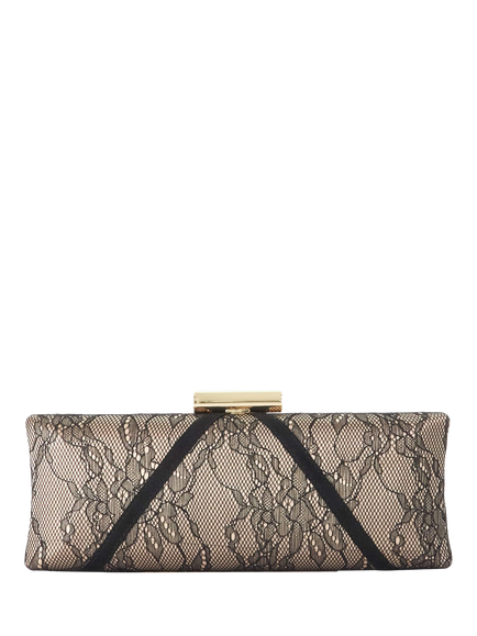 Dune London Becoming Clutch Bag, Black - view 2, Black