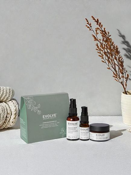 Evolve Organic Beauty Hydration Discovery Skincare Gift Set - view 2, White Natural