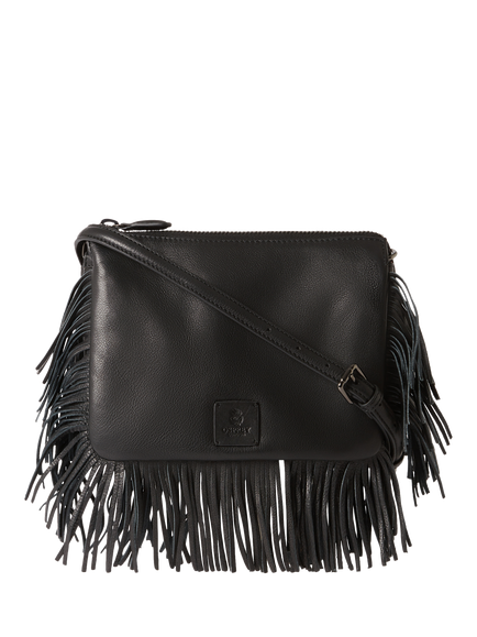 OSPREY LONDON Faithful Crossbody Bag, Black