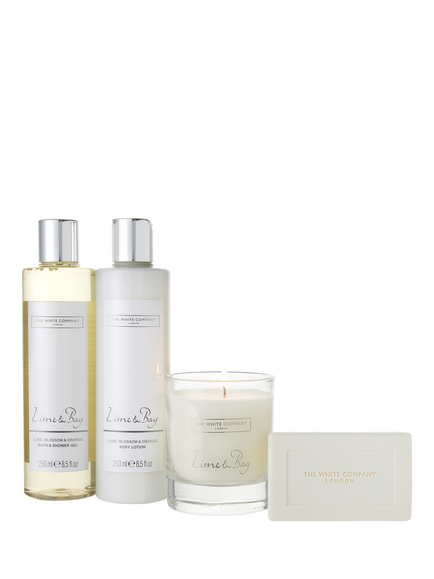 The White Company Lime and Bay Luxury Fragrance Gift Set, White