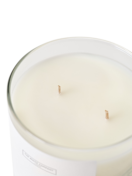 The White Company Santa Fe Two Wick Candle, 280g - view 2, White
