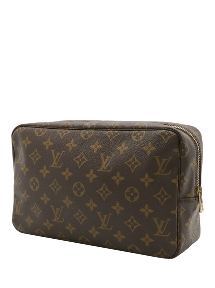 Pre-loved Louis Vuitton Monogram Gold Hardware Toiletry Bag, Brown - view 2, Brown