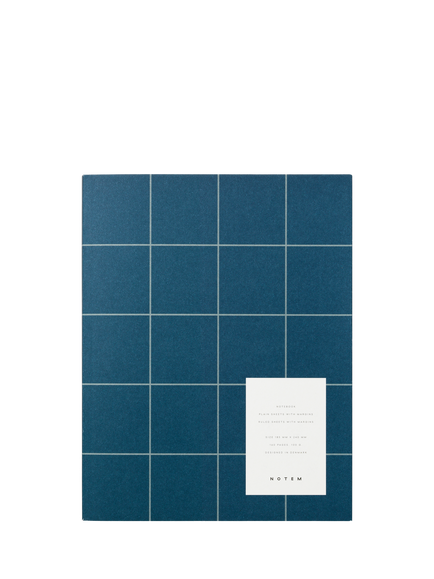 NOTEM UMA Large Sewn-Bound Soft Cover Notebook, Dark Blue, Multi