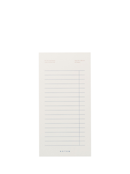 NOTEM MILO To-Do Notepad, Off White - view 2, Off-white