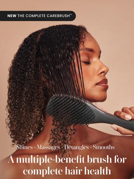 Tangle Teezer Complete Carebrush™ Curly Hair, Silken Slate - view 2, Silken Slate