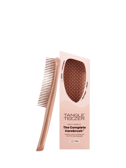 Tangle Teezer Complete Carebrush™ Fine Hair, Glazed Mocha, Glazed Mocha