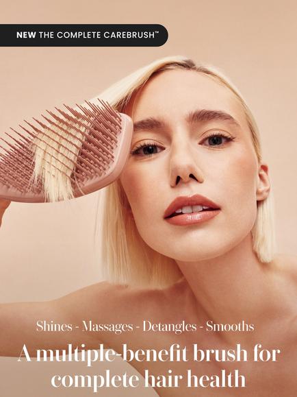 Tangle Teezer Complete Carebrush™ Fine Hair, Glazed Mocha - view 2, Glazed Mocha