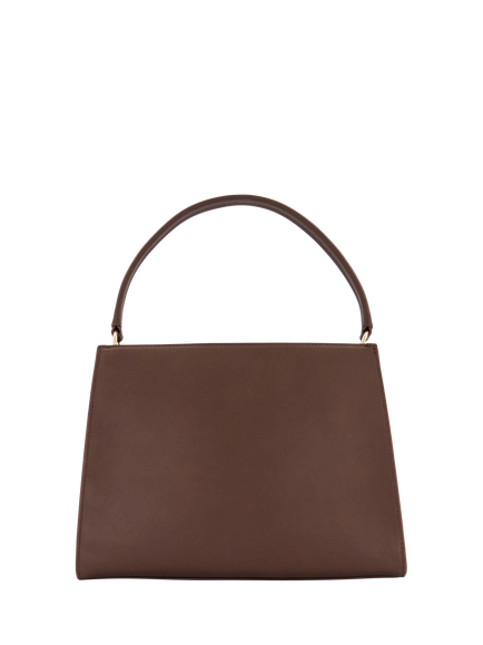 Dune London Destined Leather Medium Multi Strap Shoulder Bag, Brown - view 2, Brown