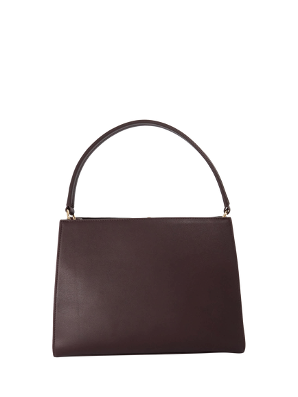 Dune London Destined Leather Multi-Strap Shoulder Bag, Burgundy - view 2, Burgundy