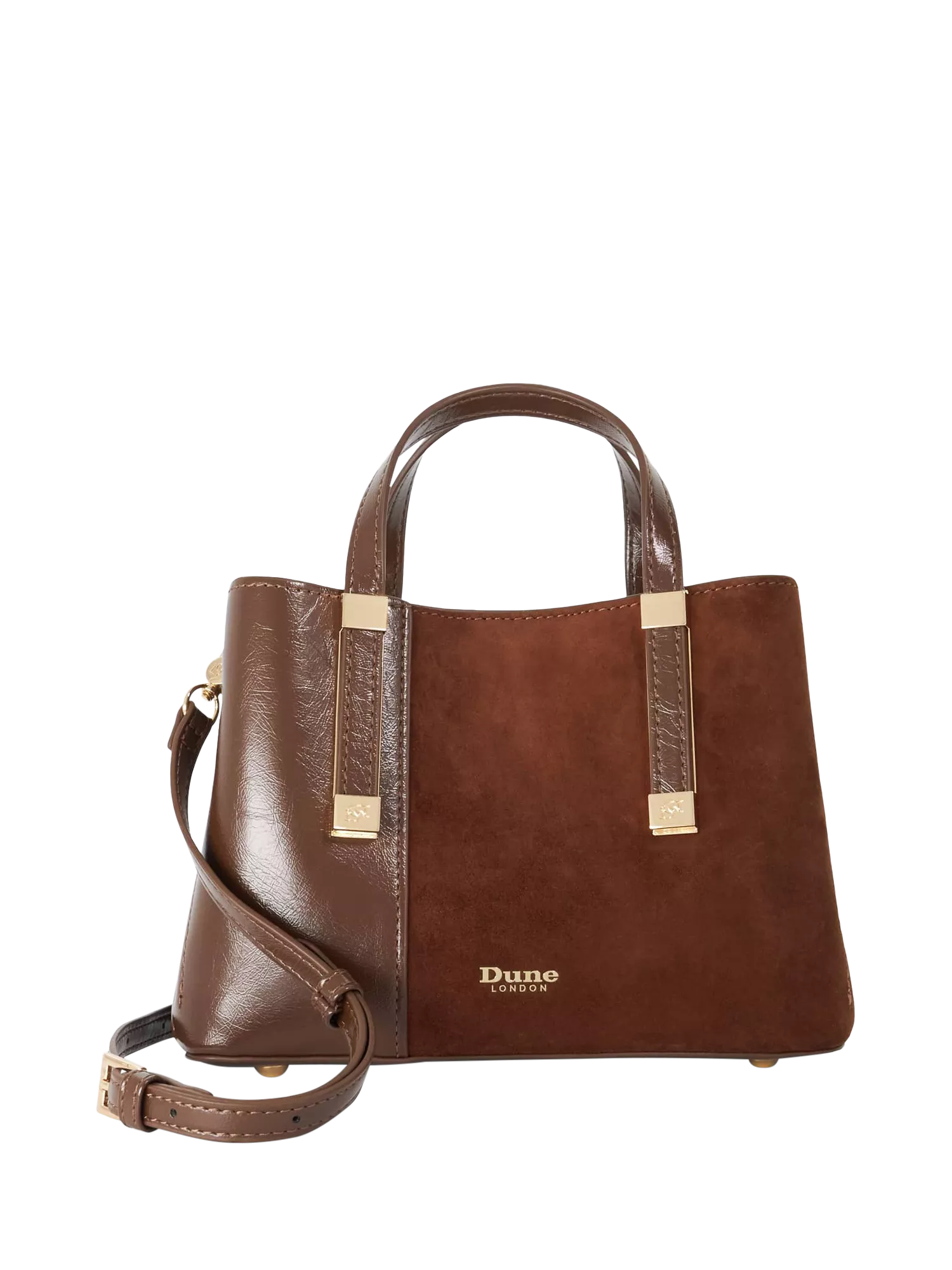 Dune London Dinkydorry Synthetic Handbag, Brown
