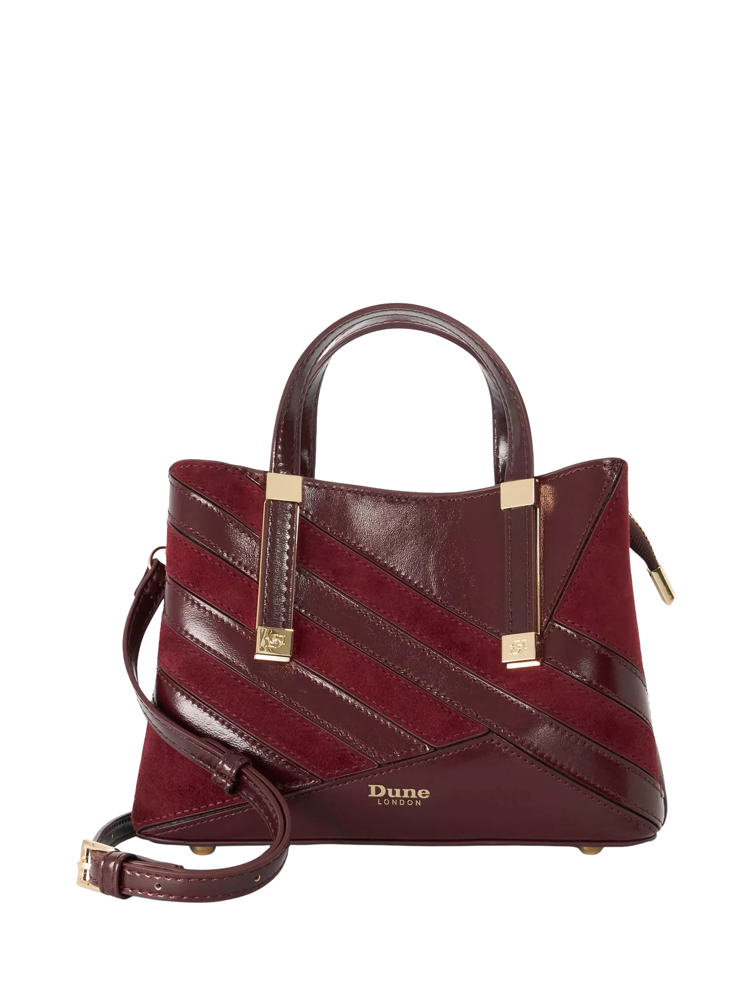 Dune London Dinkydorry Synthetic Handbag, Red