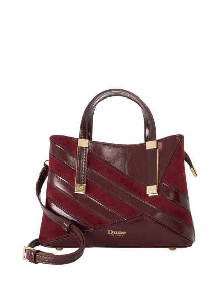 Dune London Dinkydorry Synthetic Handbag, Red, Red-synthetic