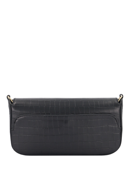 Dune London Discreet Leather Cross Body Bag, Black - view 2, Black