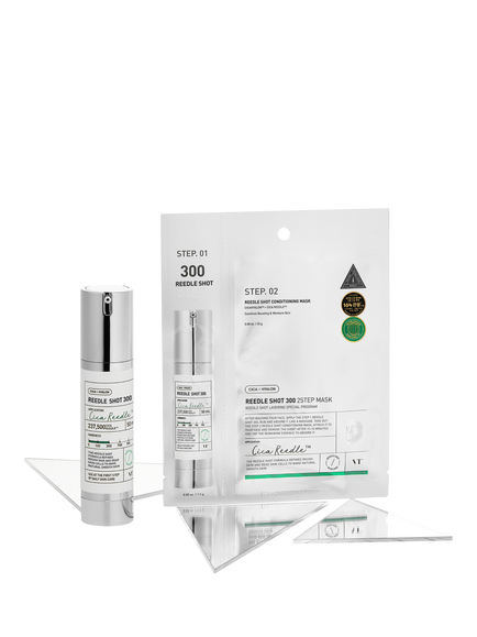 VT Cosmetics Reedle Shot 300 2-Step Facial Mask, x 1 - view 2, Clear