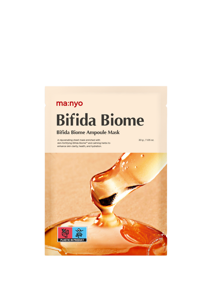 Manyo Bifida Biome Ampoule Facial Mask, x 1, Clear