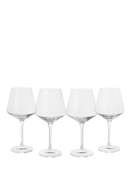 The White Company Pimlico Red Wine Glass, Set of 4, 460ml, Clear, Clear