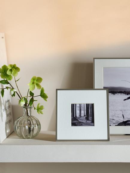 The White Company Fine Silver Plated Photo Frame, 3 x 3" (8 x 8cm) - view 2, Silver