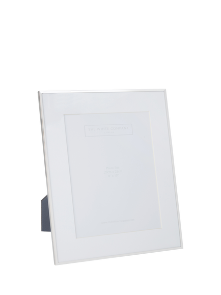 The White Company Fine Silver Plated Photo Frame, 8 x 10" (20 x 25cm), Silver