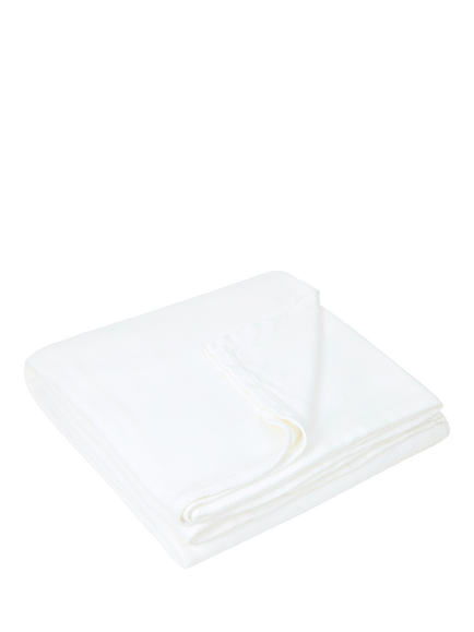 The White Company Kenton Bedspread, White, White