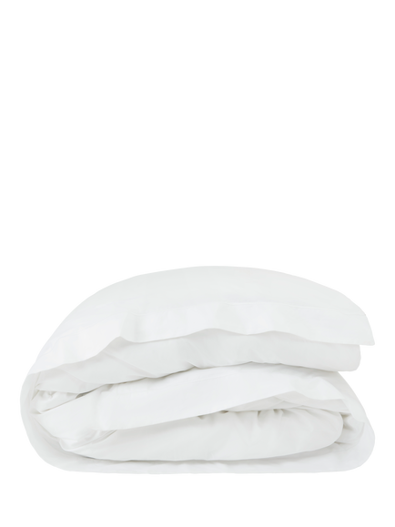 The White Company Savoy 400 Thread Count Egyptian Cotton Bedding, White, White