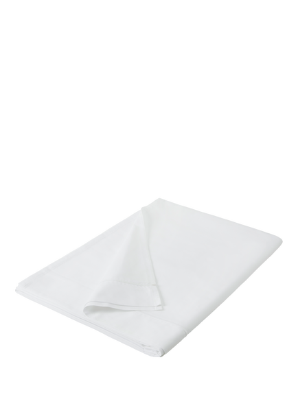 The White Company Savoy Egyptian Cotton 400 Thread Count Flat Sheet, White, White