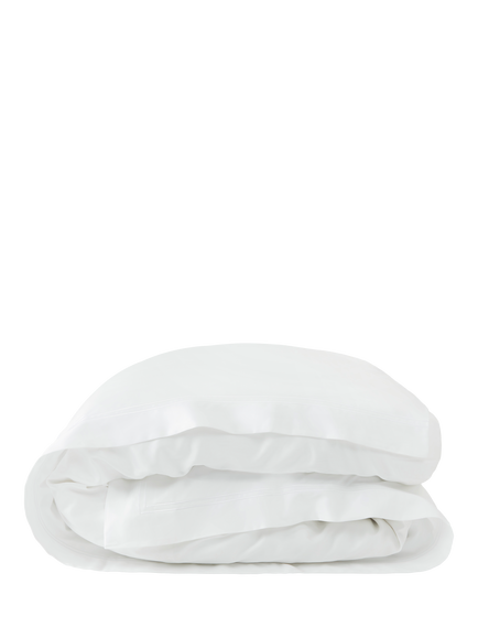 The White Company Symons Double Row Cord 1000 Thread Count Egyptian Cotton Bedding, White, White