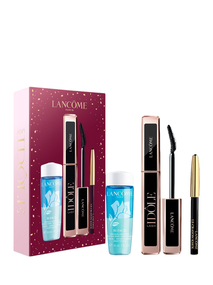 Lancôme Lash Idôle Mascara Routine Intense Black Definition Makeup Christmas Set, Clear