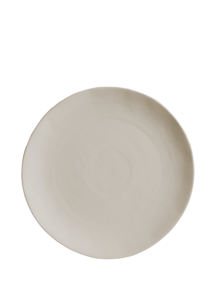 The White Company Burnham Porcelain Dinner Plate, 27.5cm, White, White