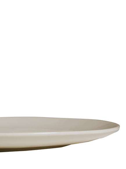 The White Company Burnham Porcelain Dinner Plate, 27.5cm, White - view 2, White