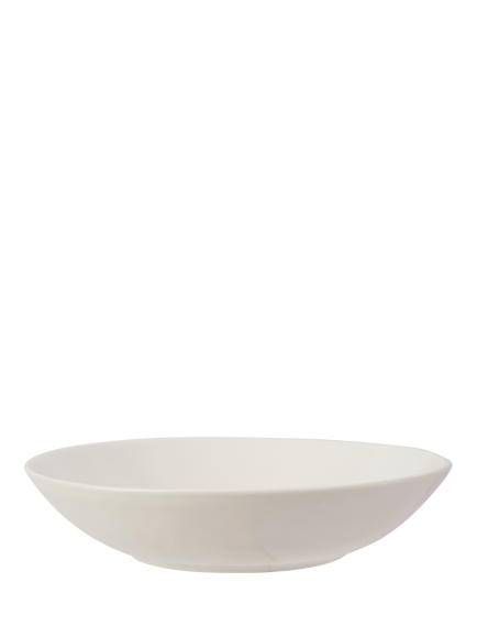 The White Company Burnham Porcelain Pasta Bowl, 21cm, White, White