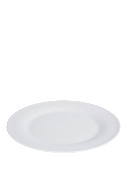The White Company Symons Bone China Dinner Plate, 28cm, White, White