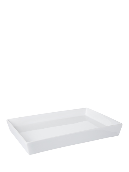 The White Company Morston Bathroom Accessory Tray, White, White