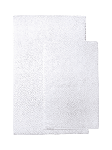 The White Company Île De Ré Hydrocotton Bath Mat, White, White