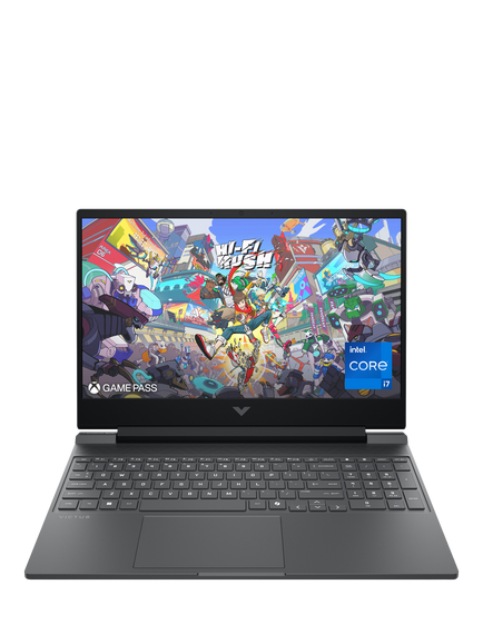 HP Victus 15-fa2103na Gaming Laptop, Intel Core i7 Processor, 16GB RAM, 512GB SSD, RTX 5050, 15.6" Full HD, Shadow Black, Shadow Black