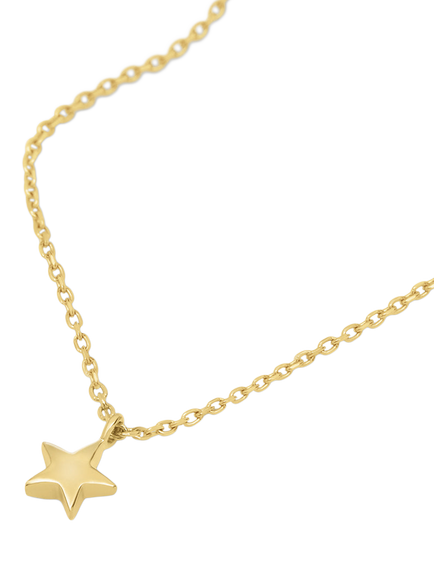 Dinny Hall Mini Star Pendant, Gold - view 2, Gold