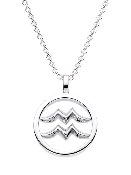 Kit Heath Celeste Zodiac Necklace, Aquarius