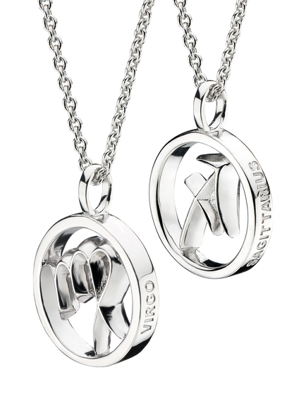 Kit Heath Celeste Zodiac Necklace - view 2, Aquarius